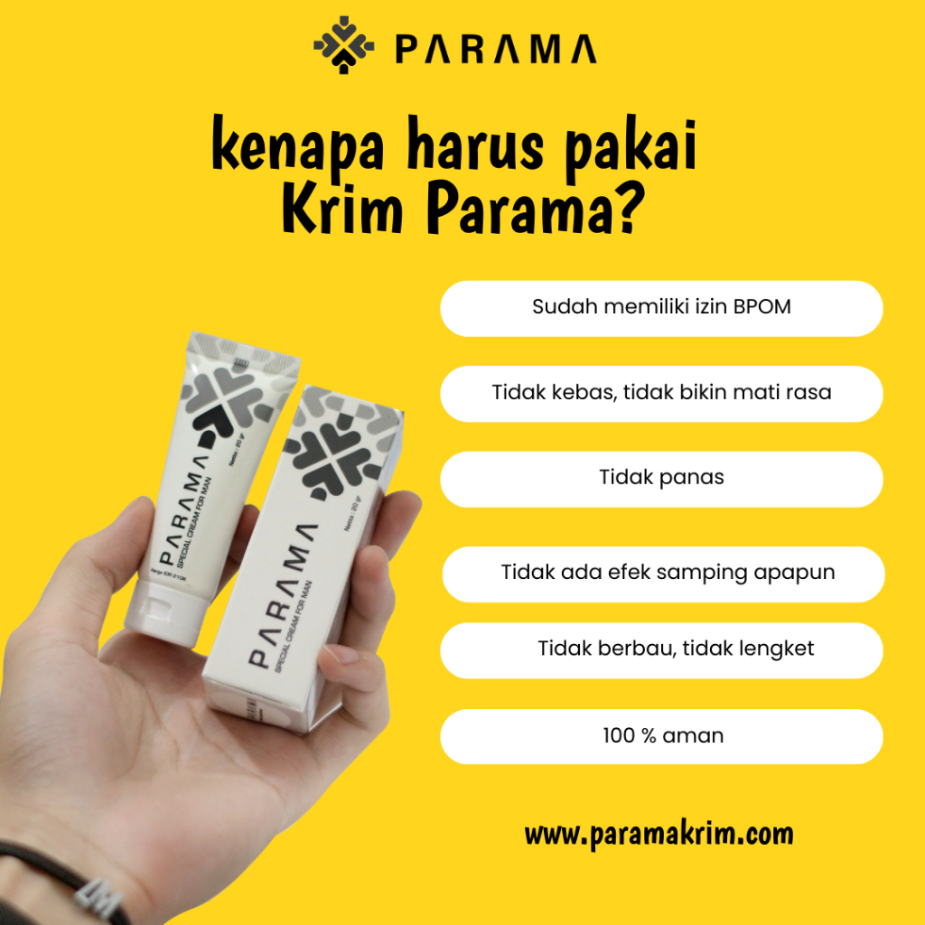 Krim Oles Perbesar Organ Vital Pria - Parama Original