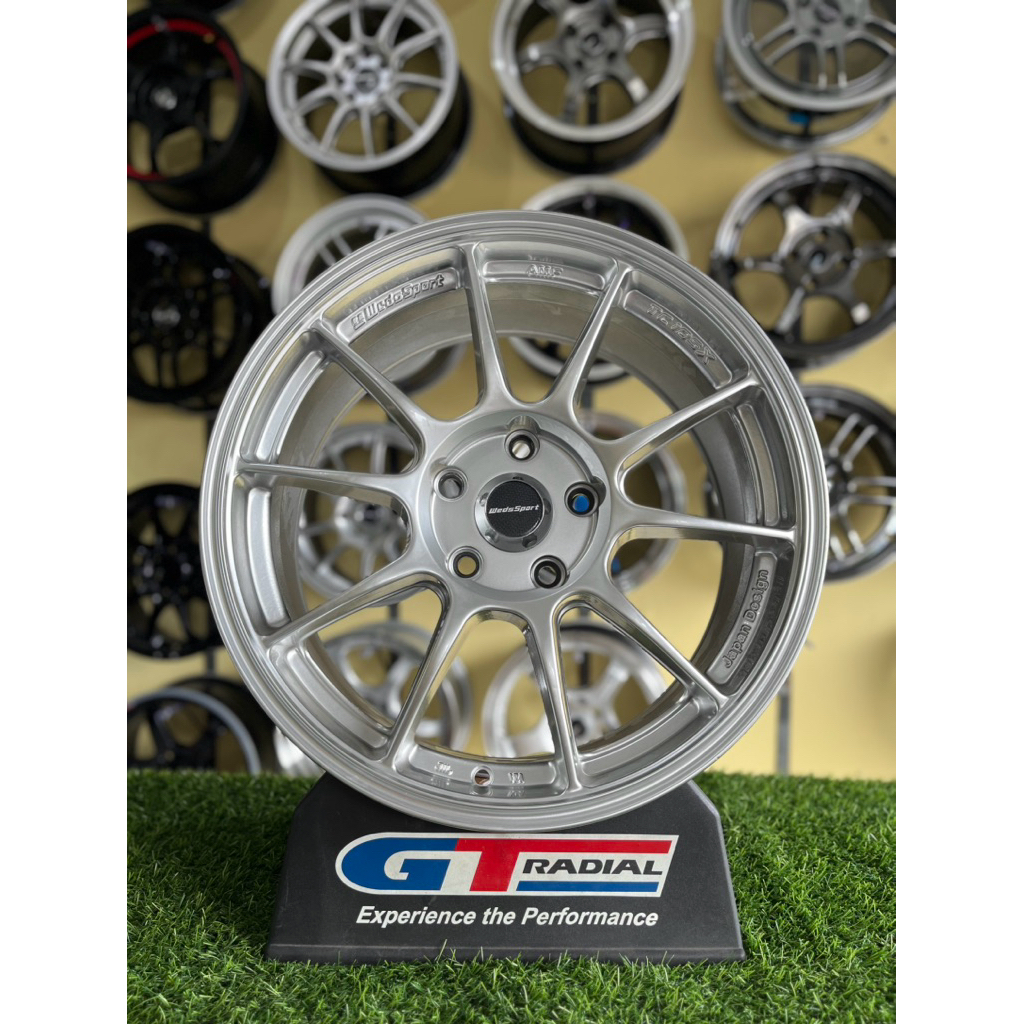 velg wedsport tc105 r17 hyper silver pcd 5x114 kondisi baru