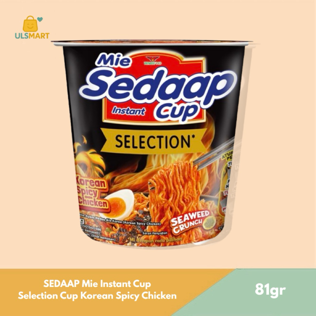

SEDAAP Mie Instant Goreng Selection Cup Korean Spicy Chicken