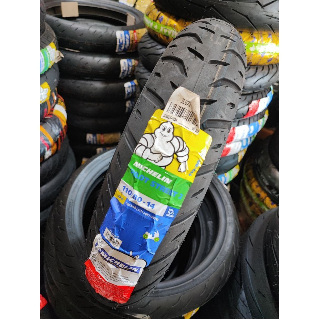 BAN MICHELIN 110/80-14 CITY EXTRA, PILOT STREET, PILOT STREET 2, / SATUAN Ban Motor ADV 150, AEROX 1