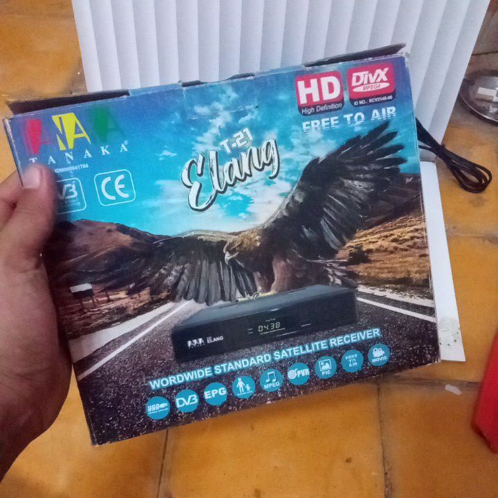 RECEIVER T21 TANAKA ELANG HD MPEG4 FTA / FREE TO AIR