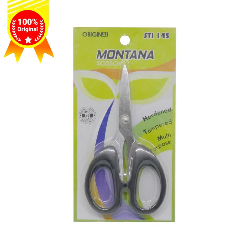 

Gunting Stainless Steel MONTANA Multipurpose Kuat Tajam Anti Karat / Sti-145