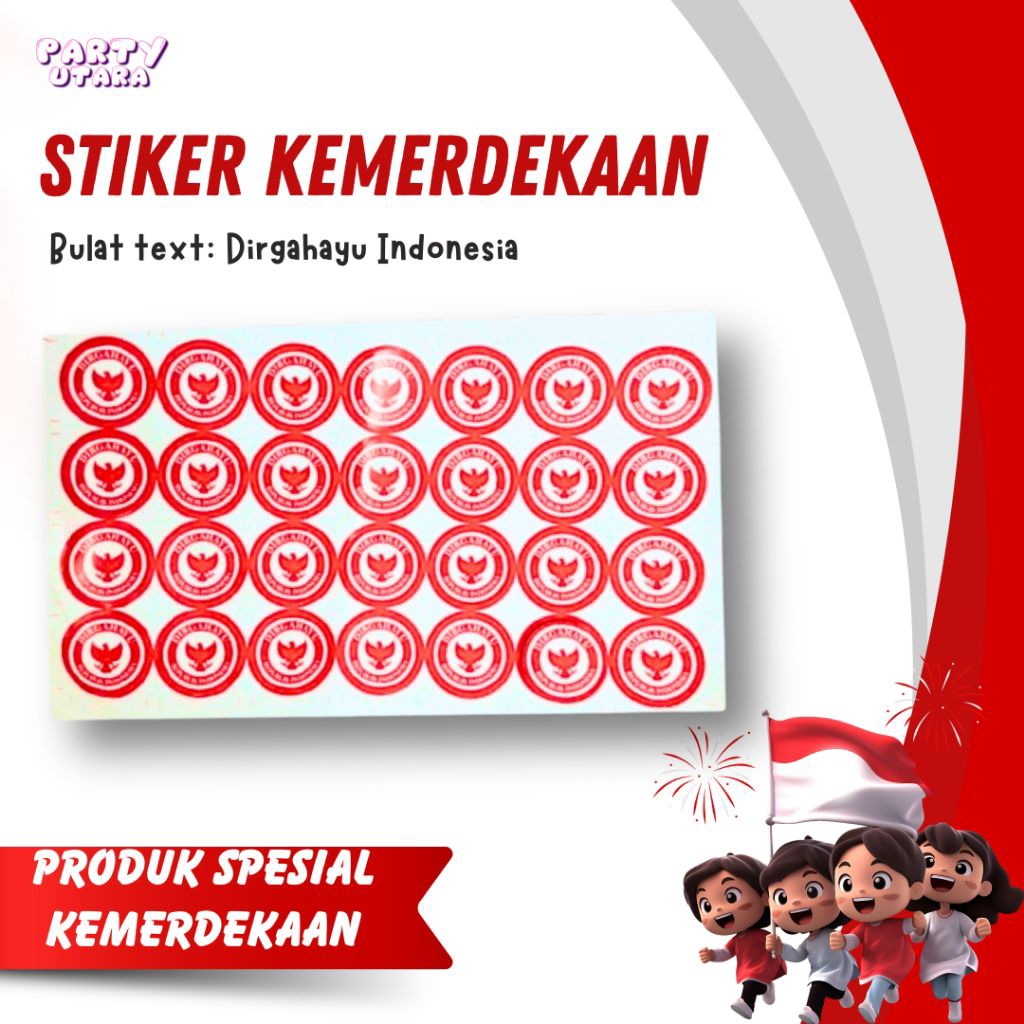 

STIKER PIPI KEMERDEKAAN/AKSESORIS 17 AGUSTUS