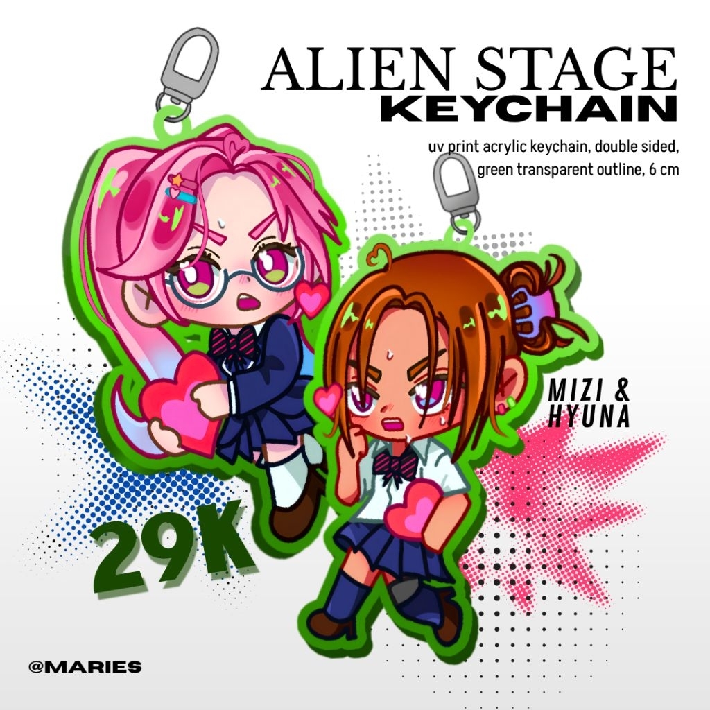 ALIEN STAGE | alien stage acrylic keychain by maries