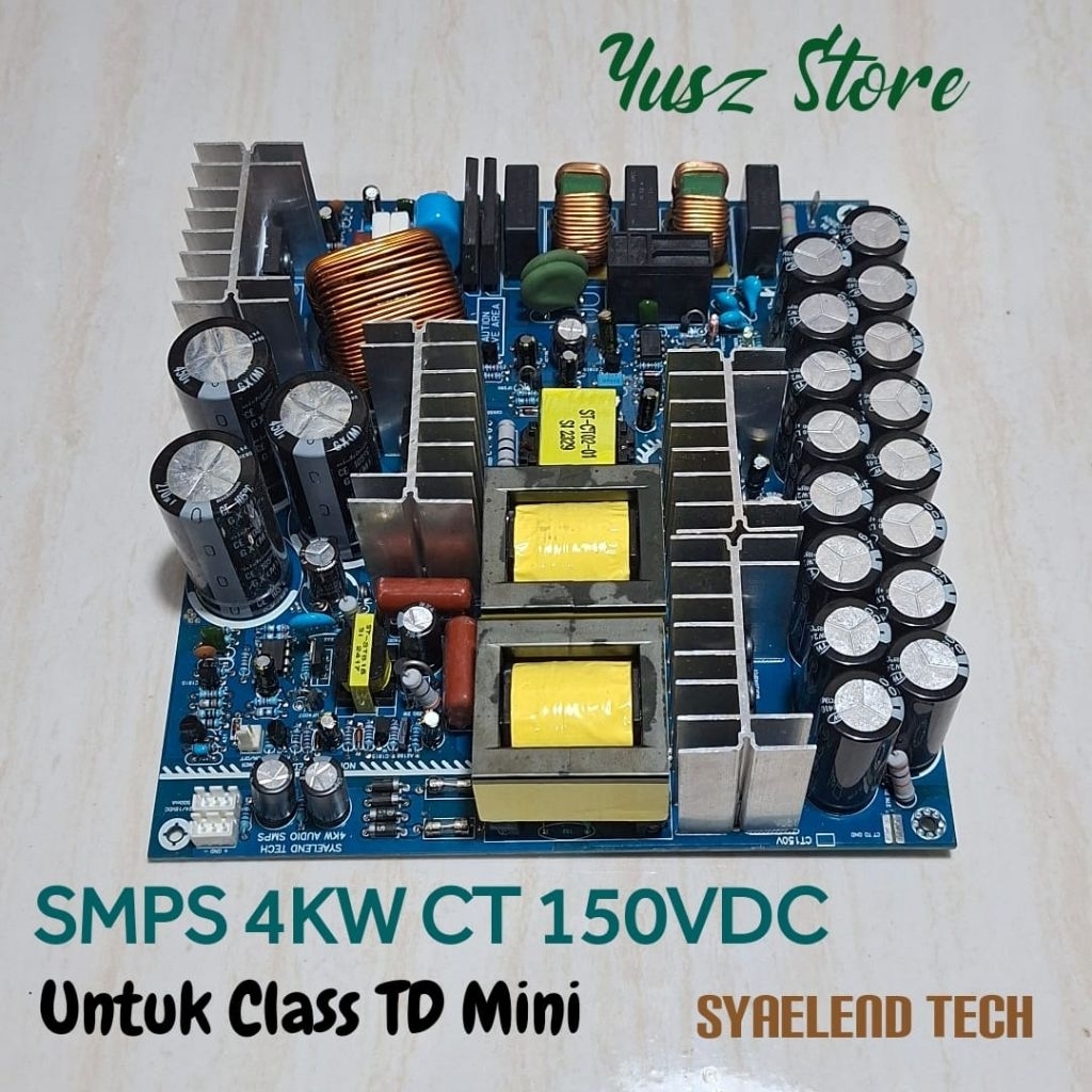 SMPS 4KW CT 150VDC PFC Syaelend Tech For Class TD Audio 4000w Power supply
