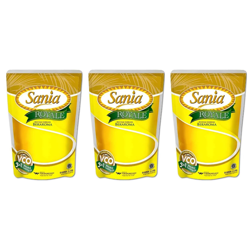 

Sania Royale 2 Liter Isi 3 Pouch Minyak Goreng