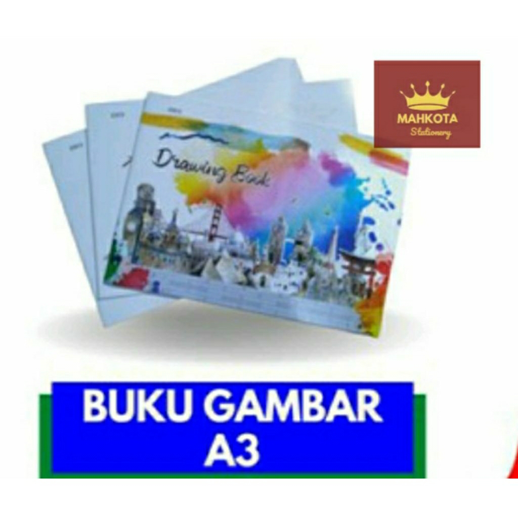 

Buku Gambar Kiky A3 uk 29.7x42cm/Buku gambar Kiky A3