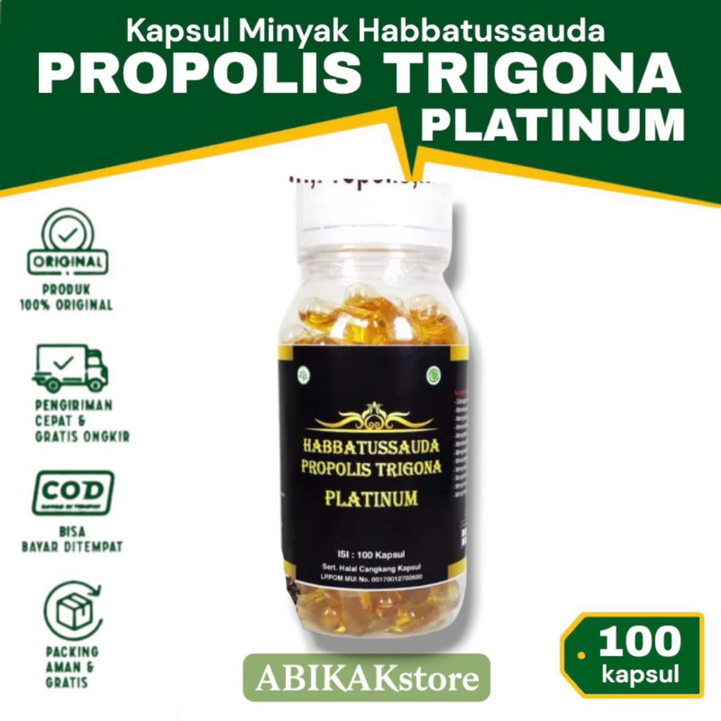HABBATUSSAUDA Extra Propolis Trigona Platinum- 100 Kapsul