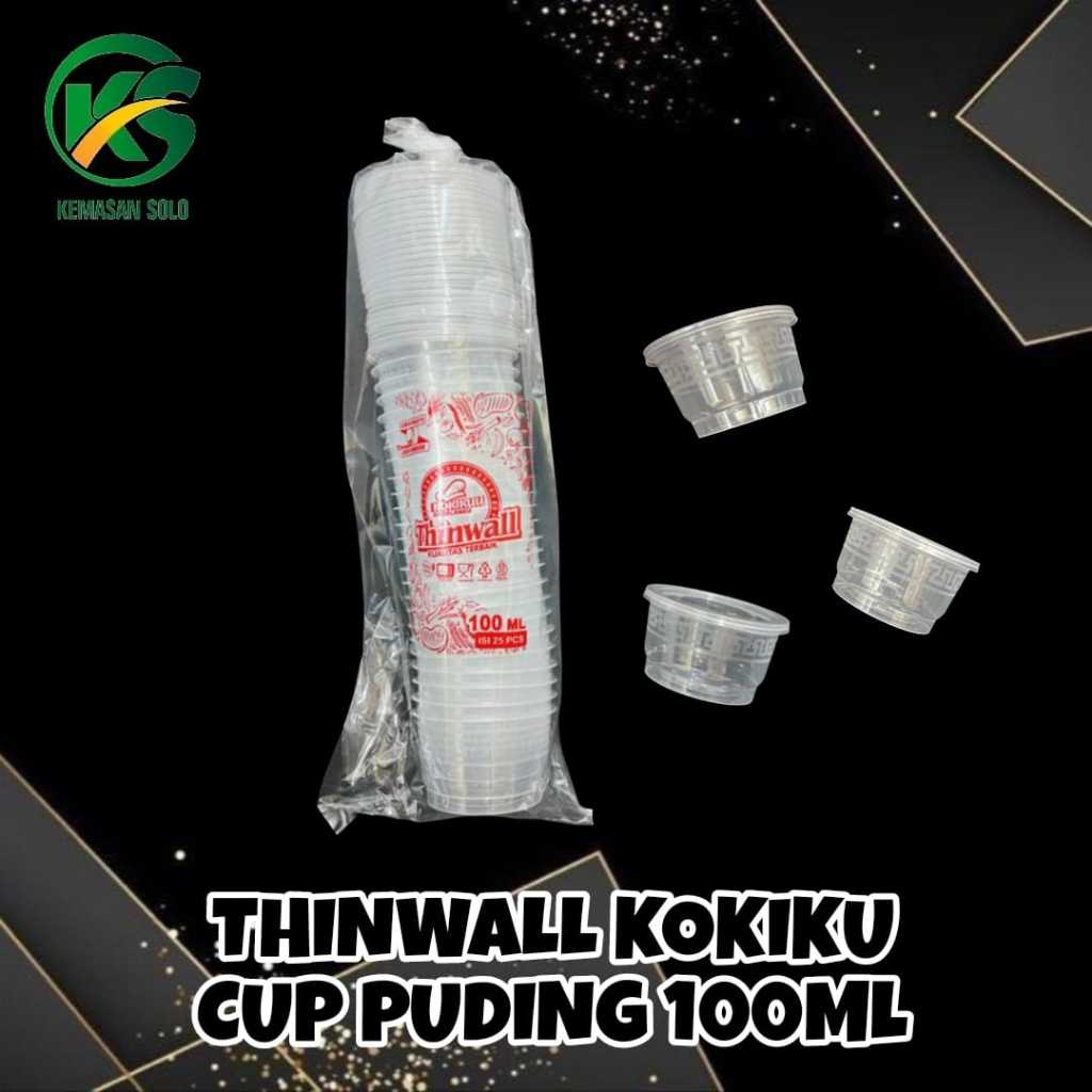 Thinwall cup puding 100 ml KOKIKUU Thinwall cup puding jelly 100ml KOKIKUU