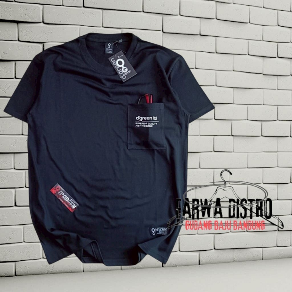 Gudang Kaos Bandung/D'Green Original 100%/Premium