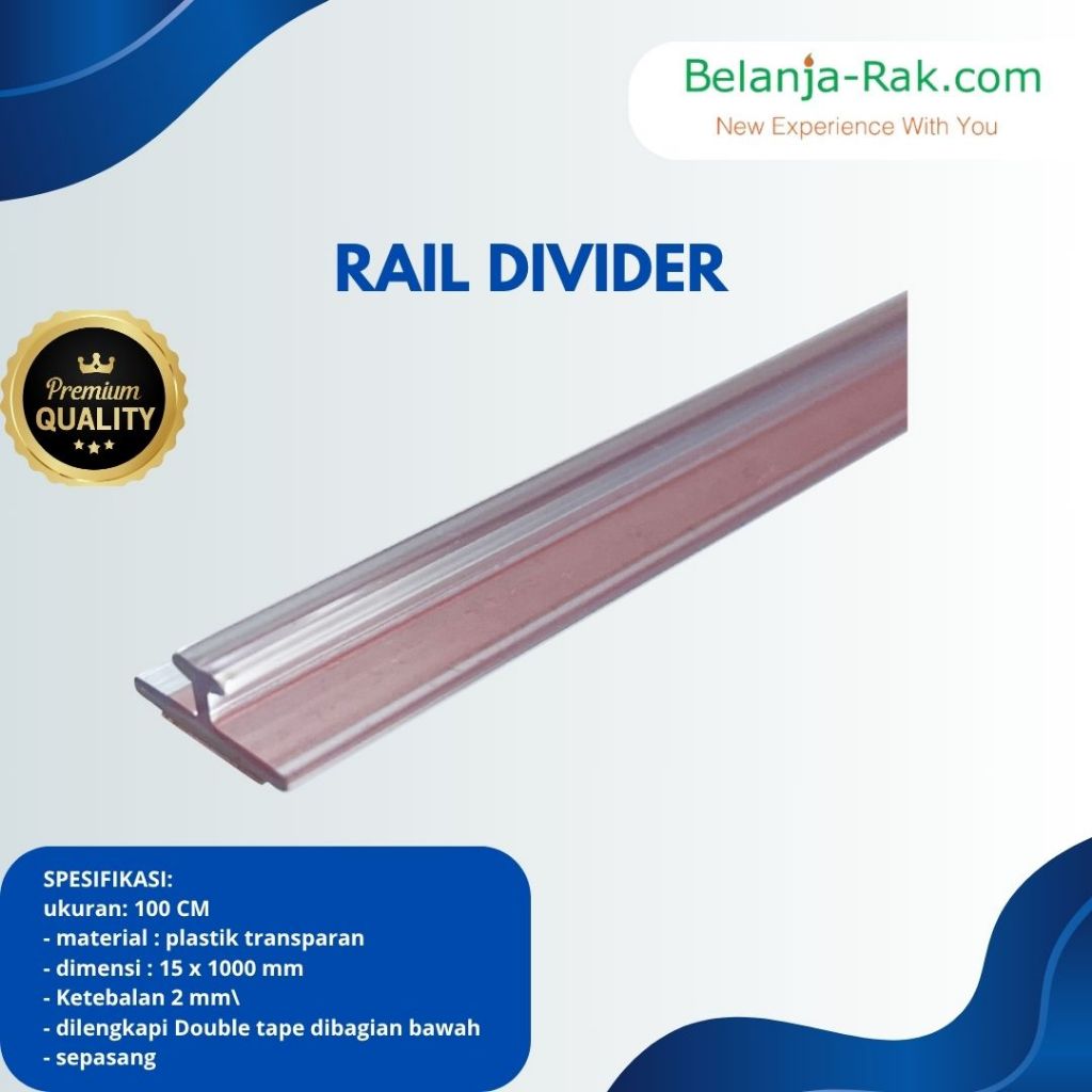 

Rail Divider Untuk Penahan Display Toko