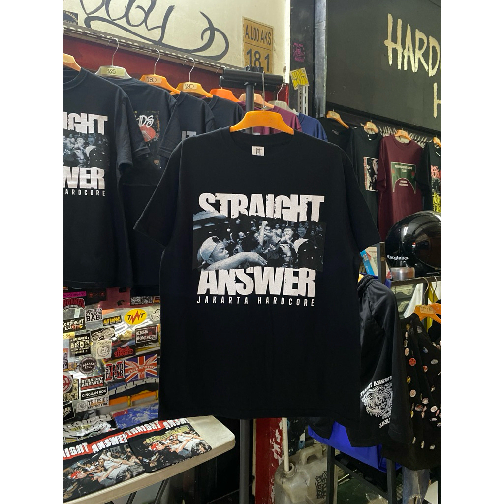 Tshirt Straight Answer - "Jakarta Hardcore" Official Merchandise