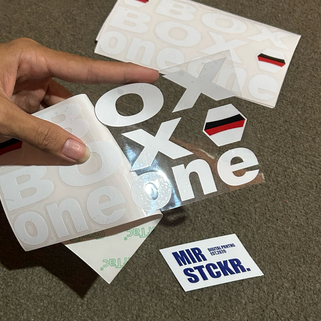 stiker fork BOX onthel bmx