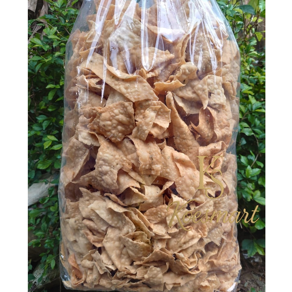 

Kripik Keripik Pangsit 1Kg – Cemilan Keripik Bawang Renyah Gurih Kiloan | koesmart