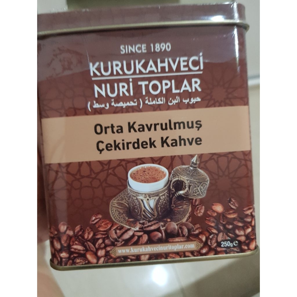 

kopi turki premium nuri toplar berat 250 gram