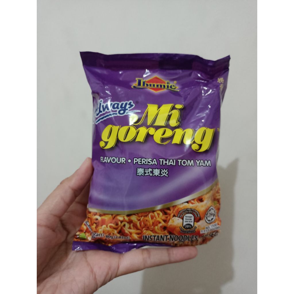 

MI GORENG IBUMIE RASA TOMYAM/ORIGINAL MALAY (1PCS)