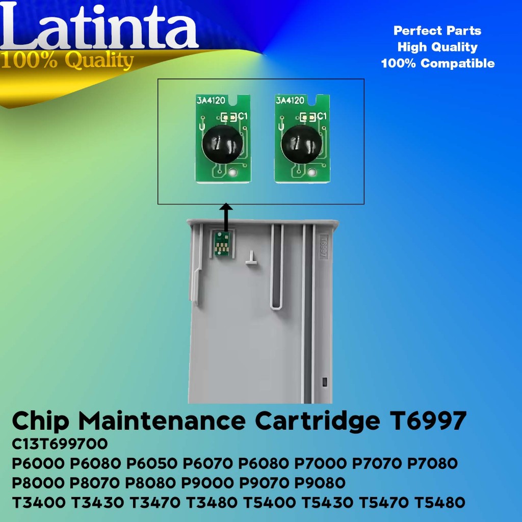 Chip Reset Maintenance Box C13T619300 T6193 SC1MB Cartridge Waste Ink Tank Cip Catridge Pembuangan T