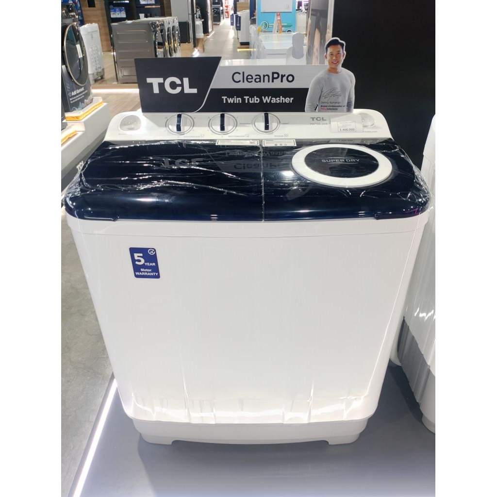 Mesin Cuci TCL TWT96-20S -  9 kg Garansi Resmi