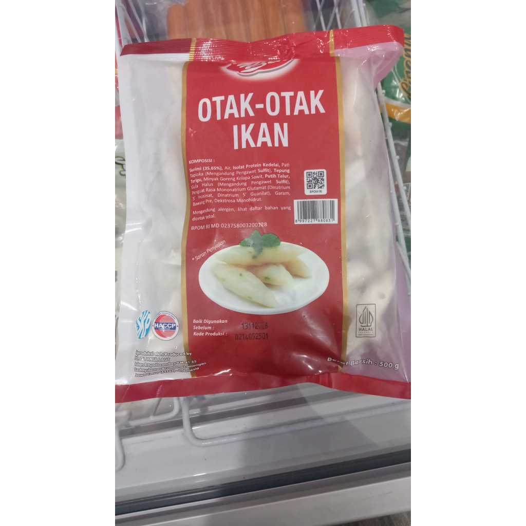 

Pak Den Otak Otak Ikan 500 Gram – Frozen Otak Otak Ikan Praktis