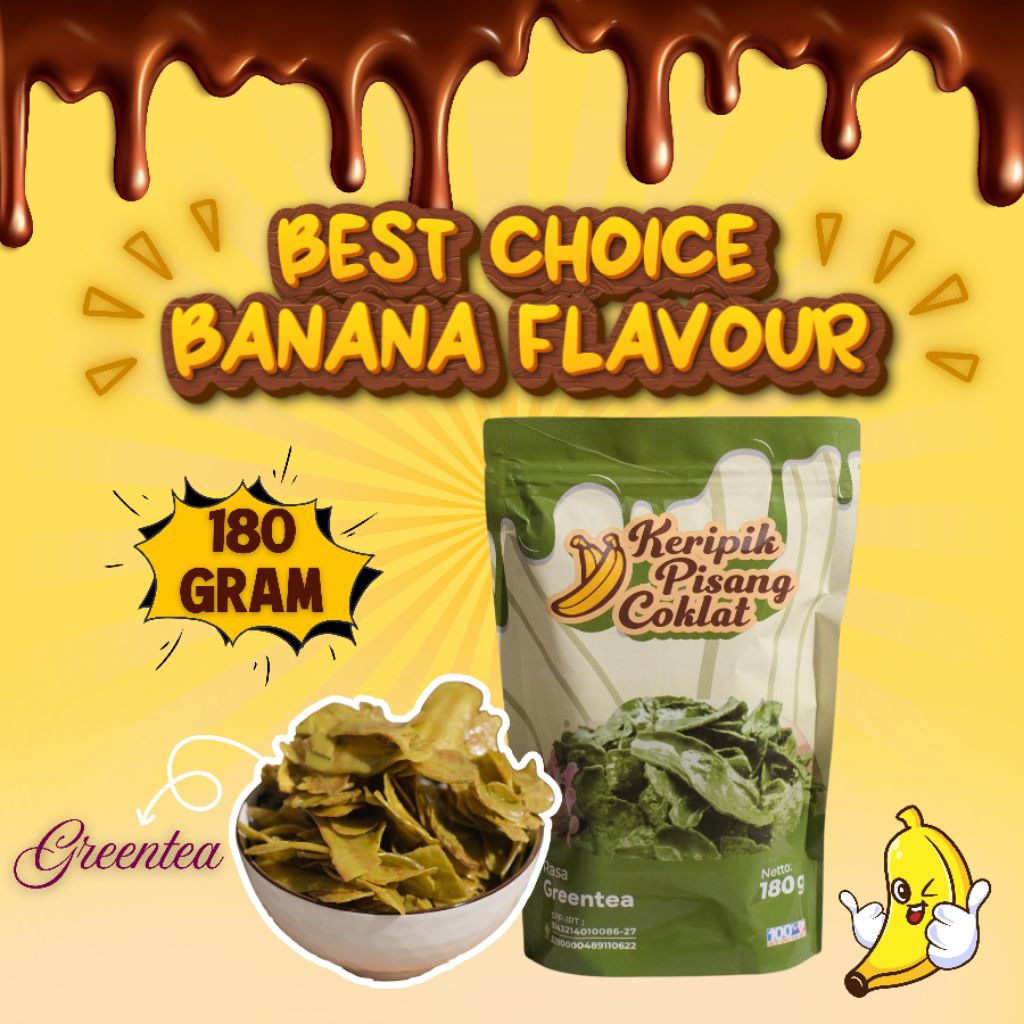 

KERIPIK PISANG GREENTEA VIRAL 180 GRAM | GREENTEA MELIMPAH