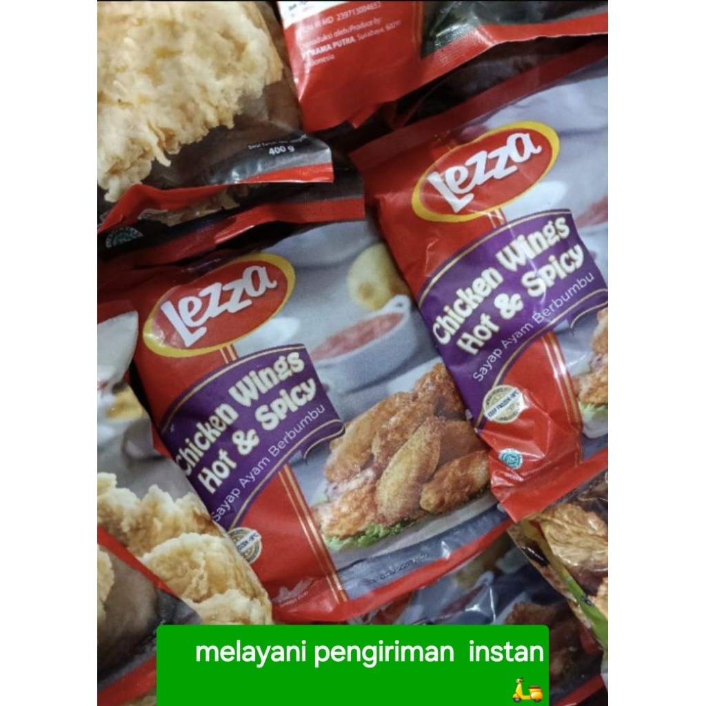 

LEZZA CHICKEN WINGS HOT & SPICY 400GR