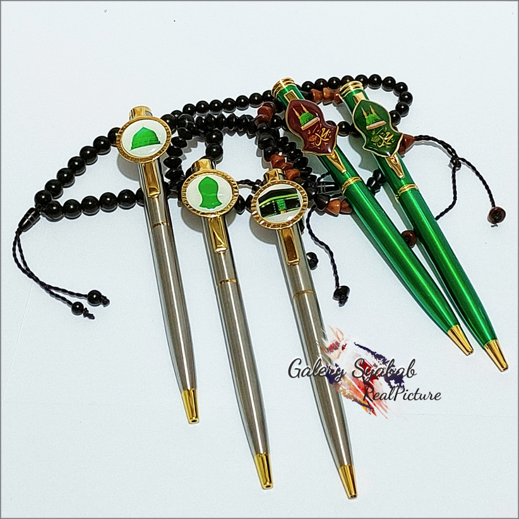 

Pulpen gubah madinah\pulpen Qubah madinah/ pulpen kubah nabawi madinah stainless steel original.