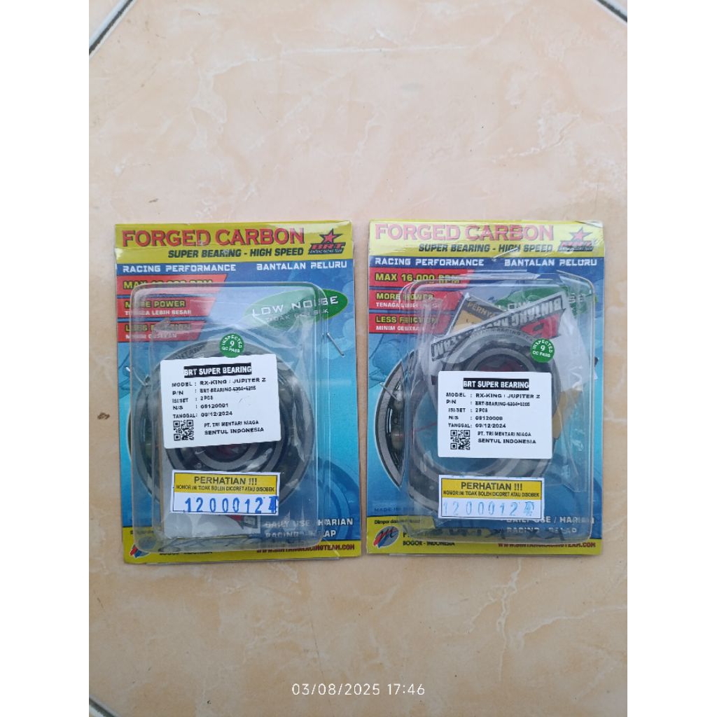 Bearing laher kruk as set brt jupiter z / rx king