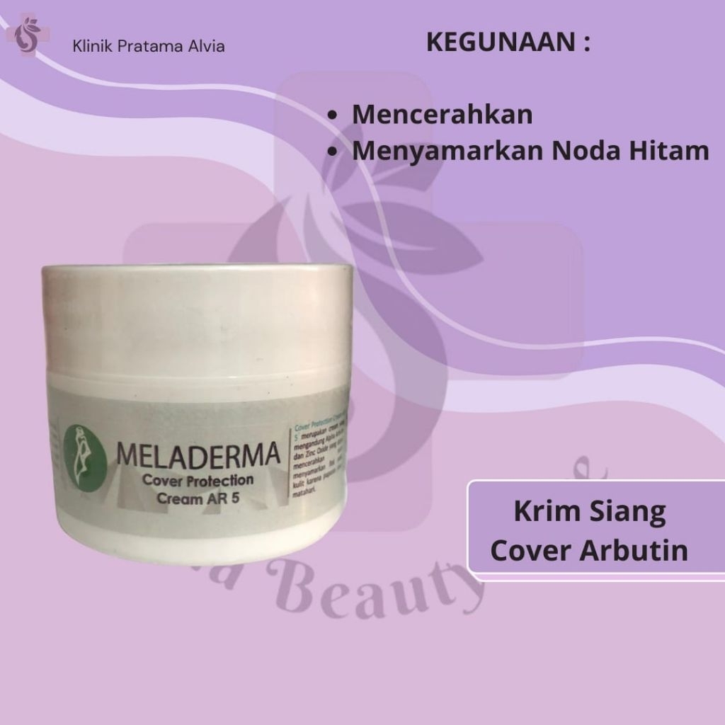 Meladerma Krim Siang Cover Arbutin