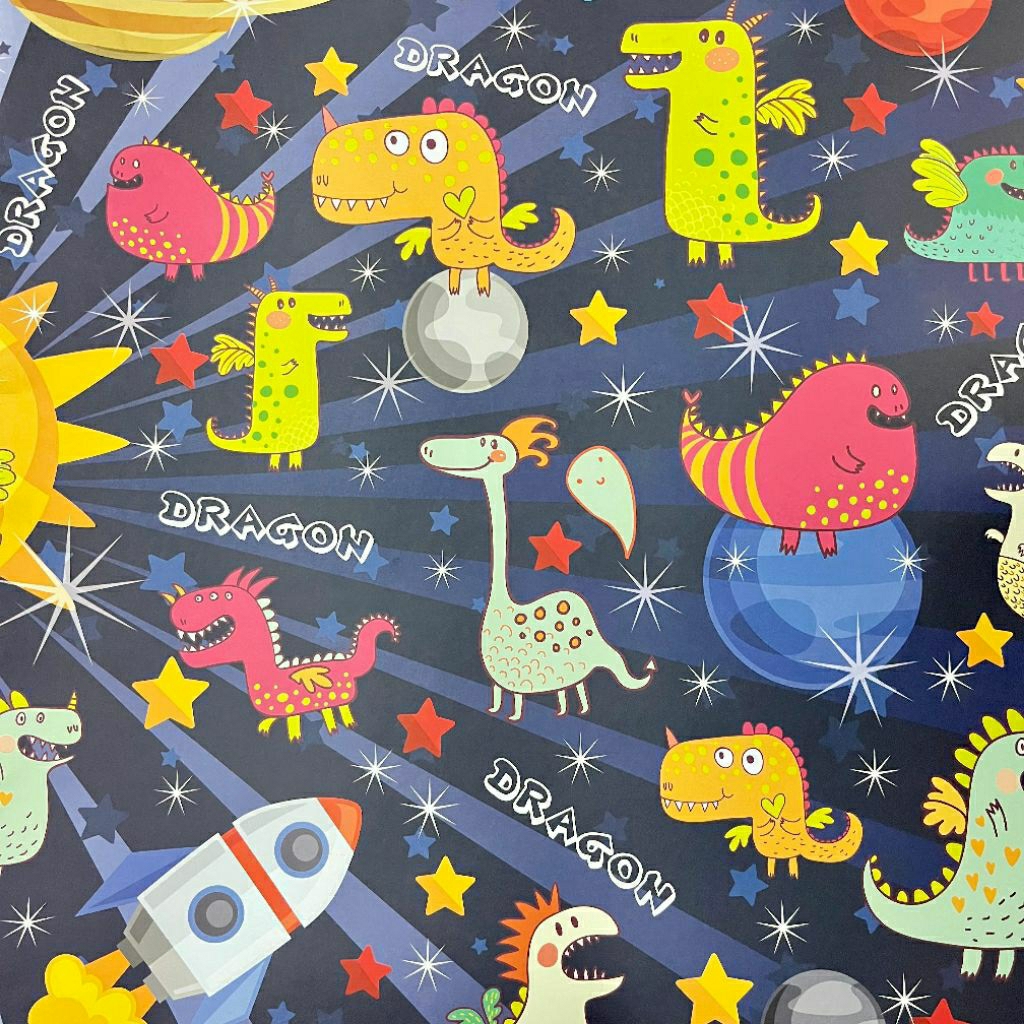 

Kertas Kado Jumbo Sansan Wawa Motif Dinosaurus - SW 194