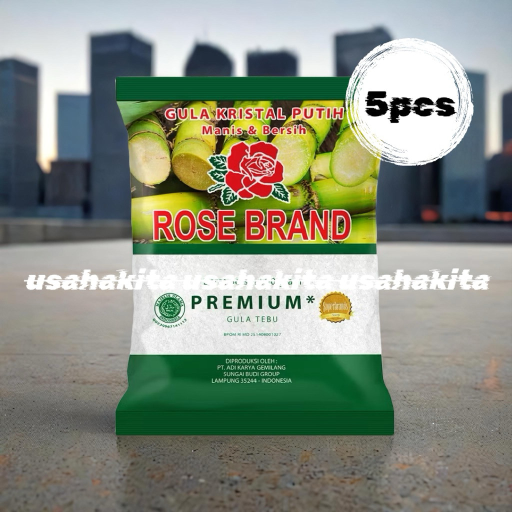 

Gula Hijau Rose Brand 1kg (5pcs)