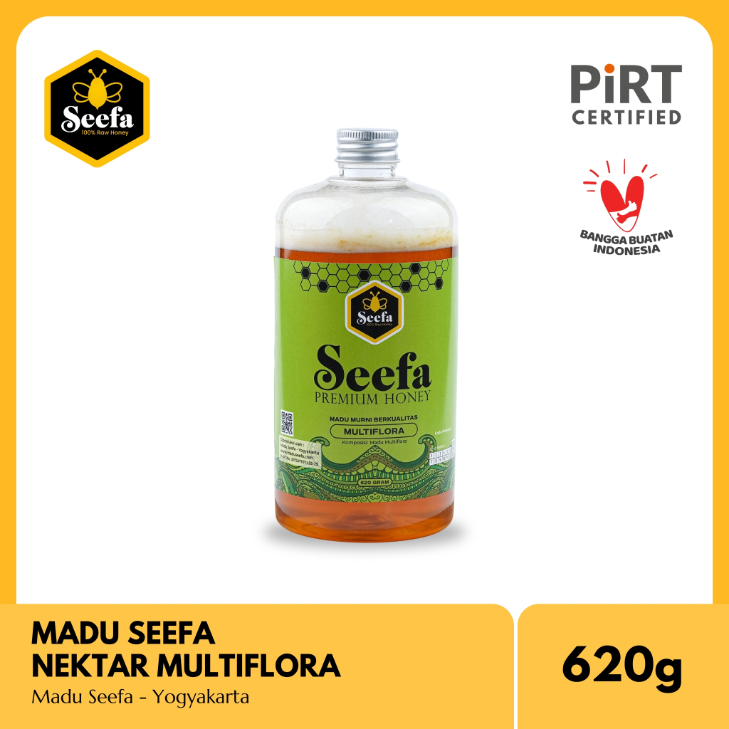 

Madu Multiflora Murni Seefa Raw Honey 620 gram