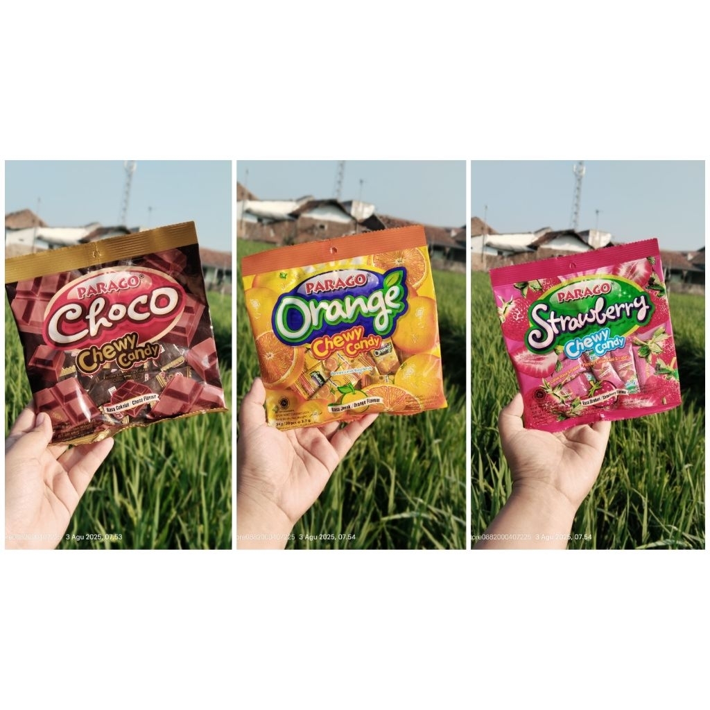 

Permen Parago Choco/Strawberry/Orange 20g