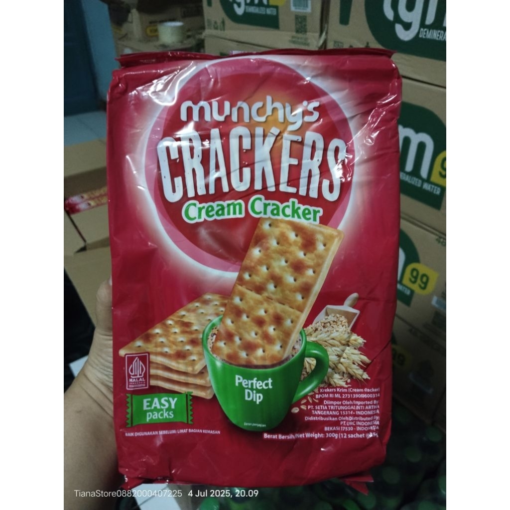 

Biskuit Munchys Crackers 300g