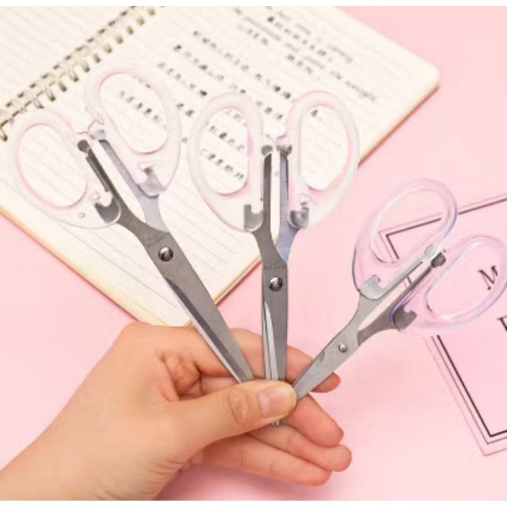 

Gunting Transparan Bening Multifungsi Gunting Transparan Gunting Kertas Transparan Pemotong Kertas Scrapbooking