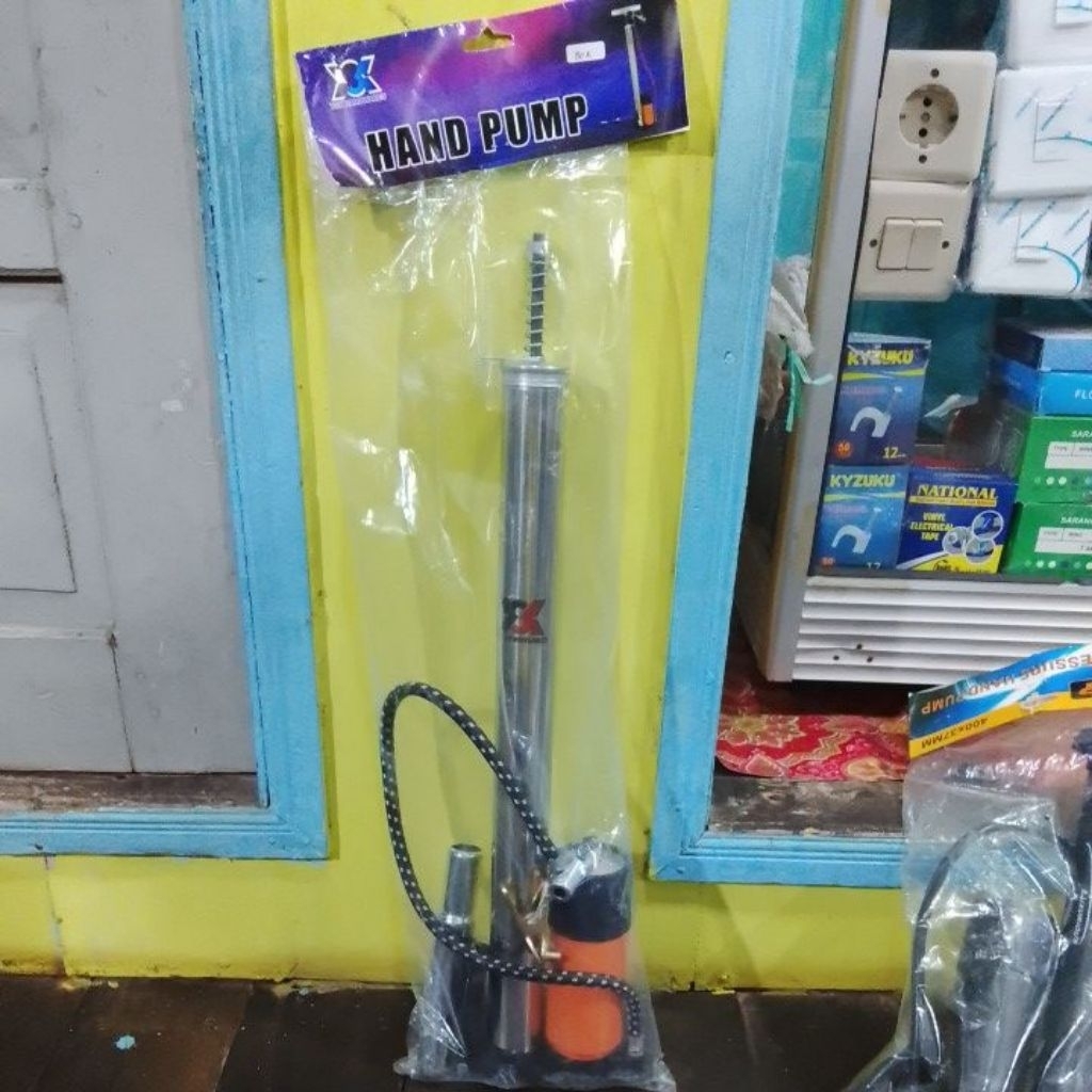 pompa sepeda+meter ysk