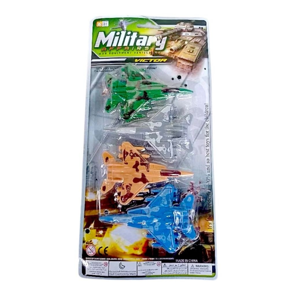 Mainan Pesawat Militer Isi 4 || Mainan Pesawat Tempur
