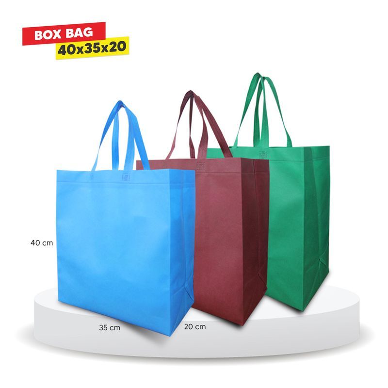

TAS SPUNBOND GOODIE BAG 40X35X20 / Goodie Bag Tebal 70gsm