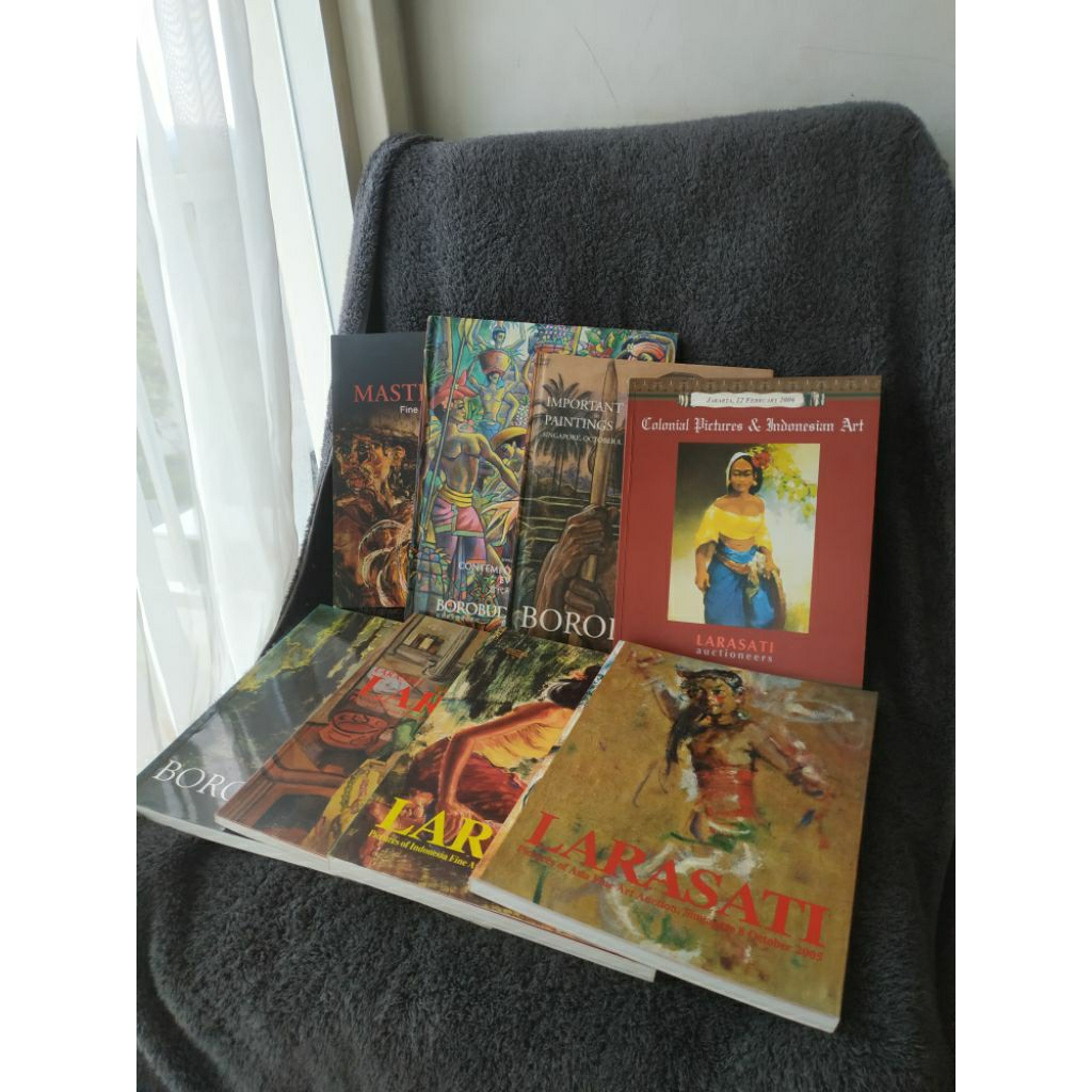 buku katalog painting art masterpiece Larasati