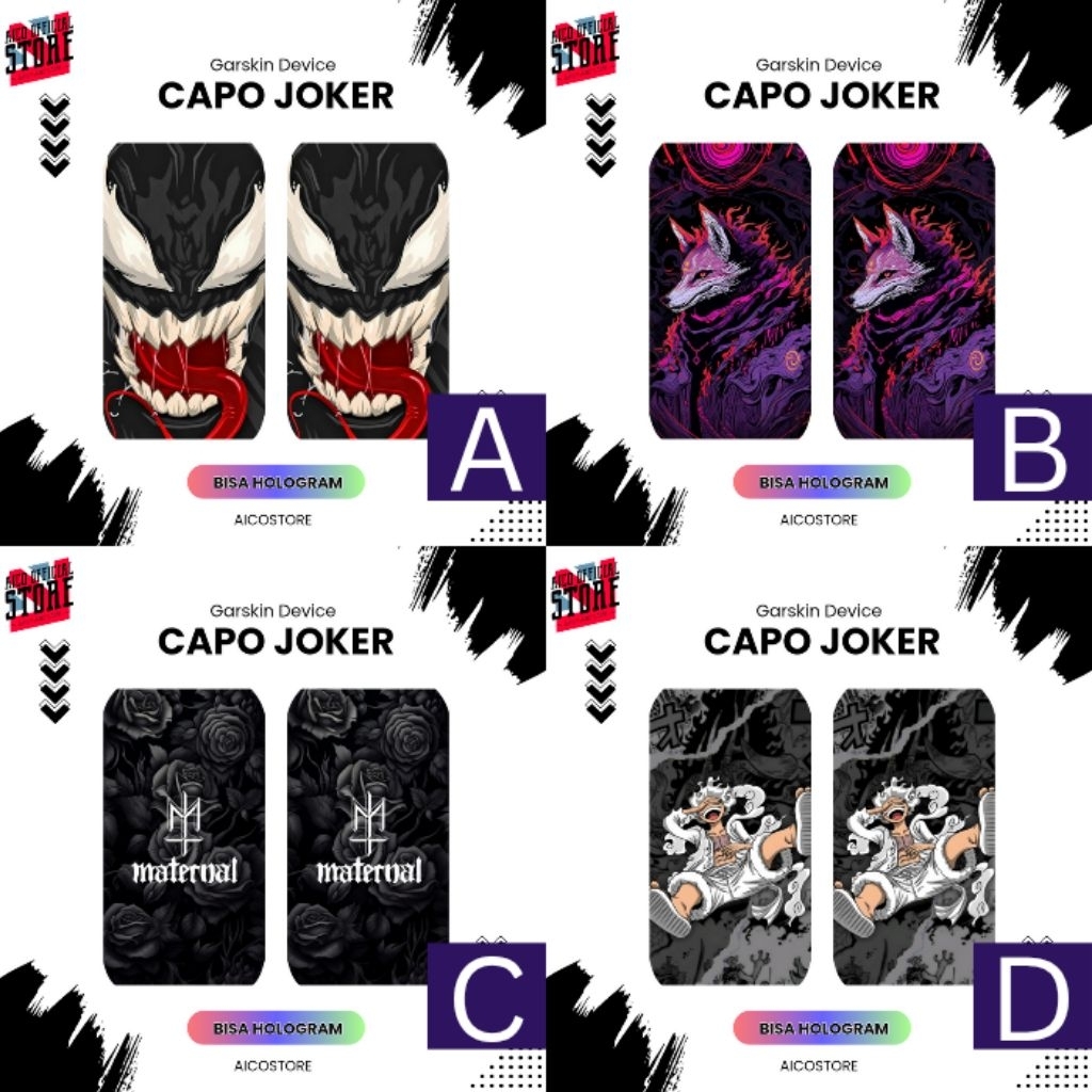 

Protector Body Joker Motif Bisa Custom