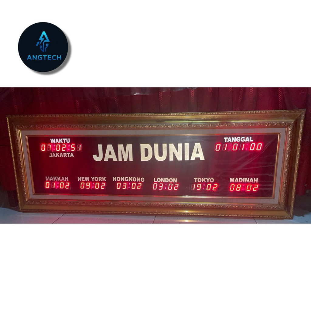 jam dunia digital (world time zone)