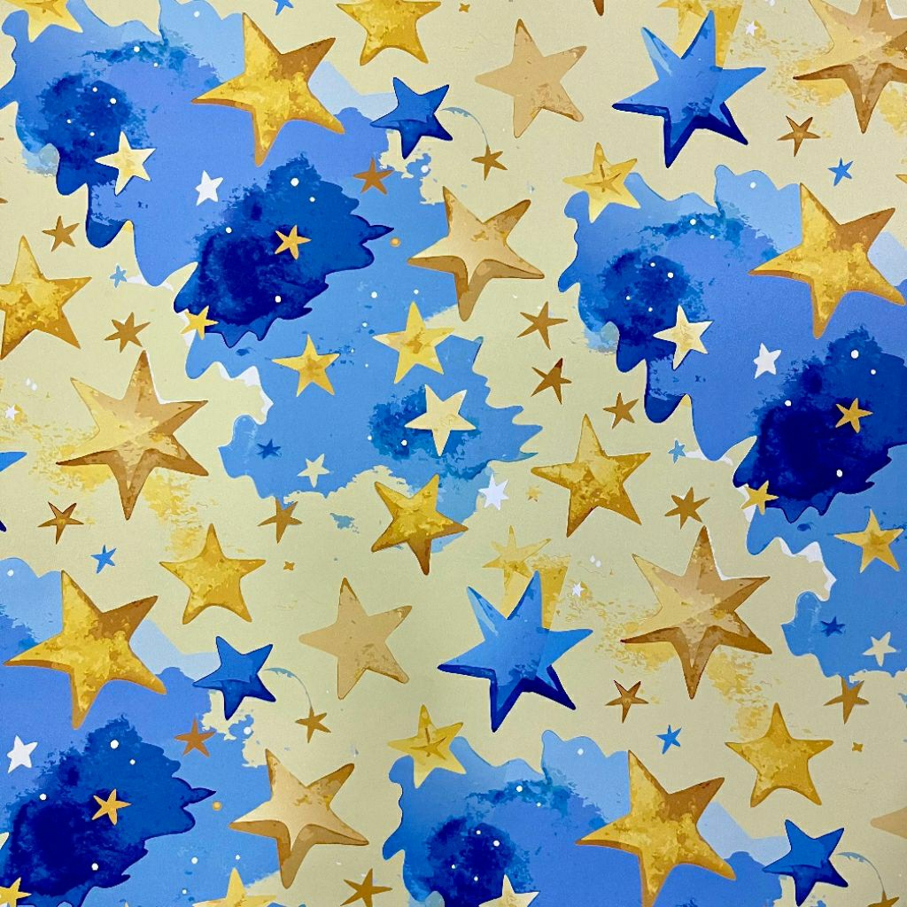 

Kertas Kado Jumbo Sansan Wawa Motif Bintang - SW 629