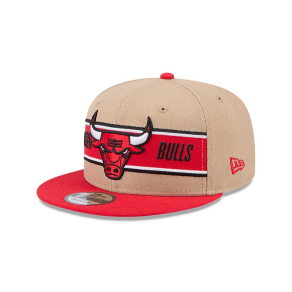 Topi Anak New Era Cap Chicago Bulls Draft 24 Youth 9Fifty Snapback Original