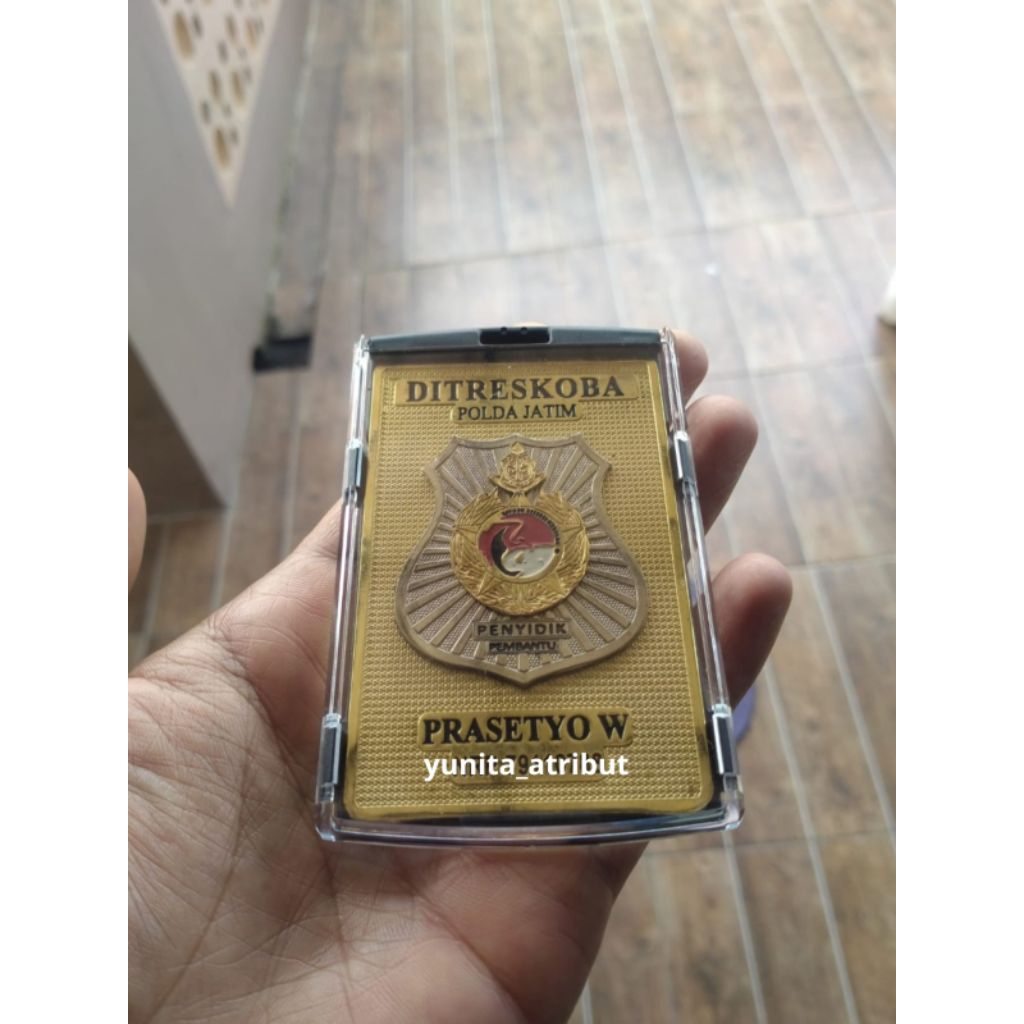 

custom id card resernasekoba pakai frame mika terbaru bisa custom logo lainnya name tag lanyard 1 set plus tali pisau