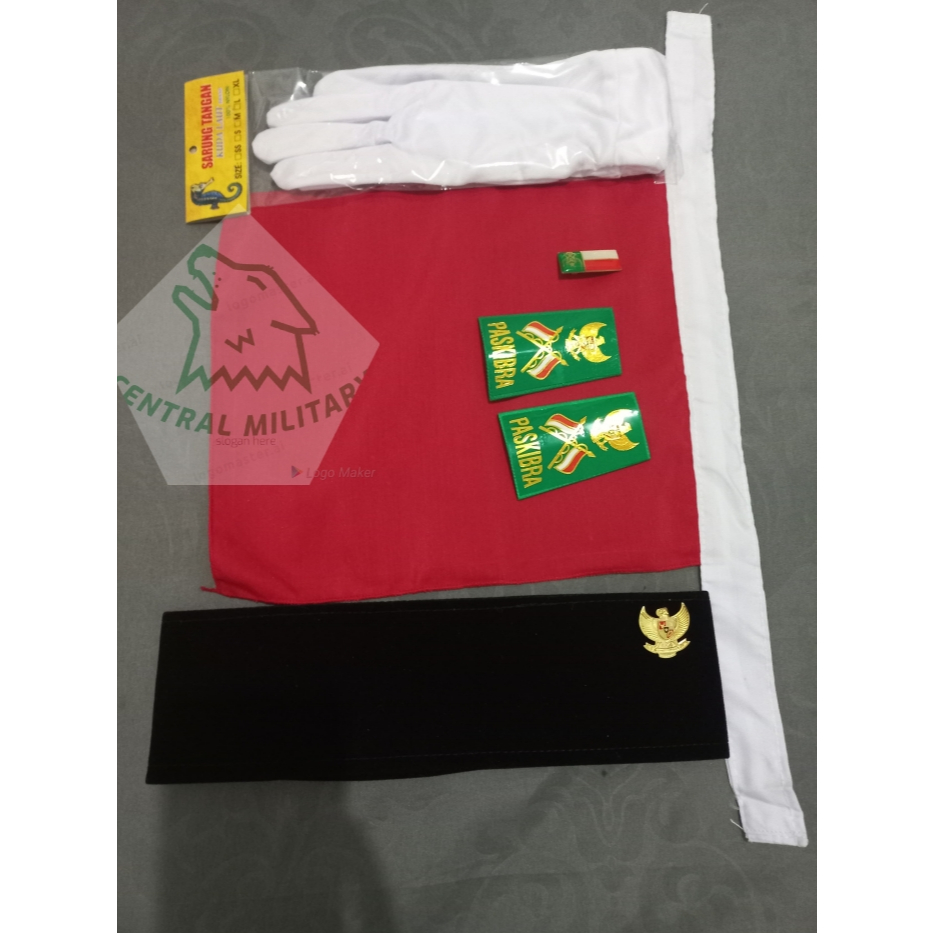 Paskibra Satu Set Atribut Paskib Perlengkapan Paskibra Lengkap