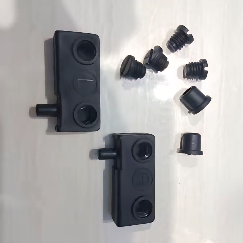 Engsel Lemari Kaca Engsel Pivot Kaca Jepit T86 HITAM PLASTIK PLASTIC