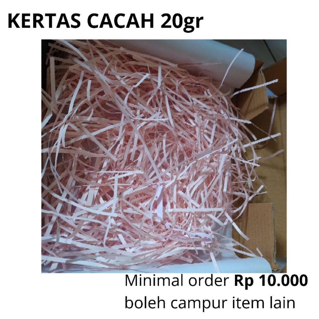 

kertas cacah untuk hampers - 20gr