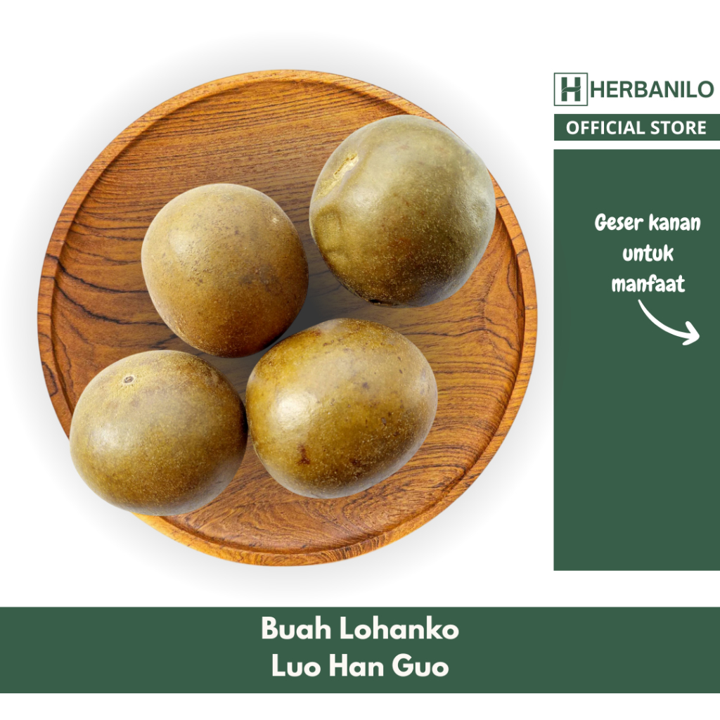 

Herbanilo - Buah Lohan Ko / Monk Fruit / Lo Han Guo 1 Buah