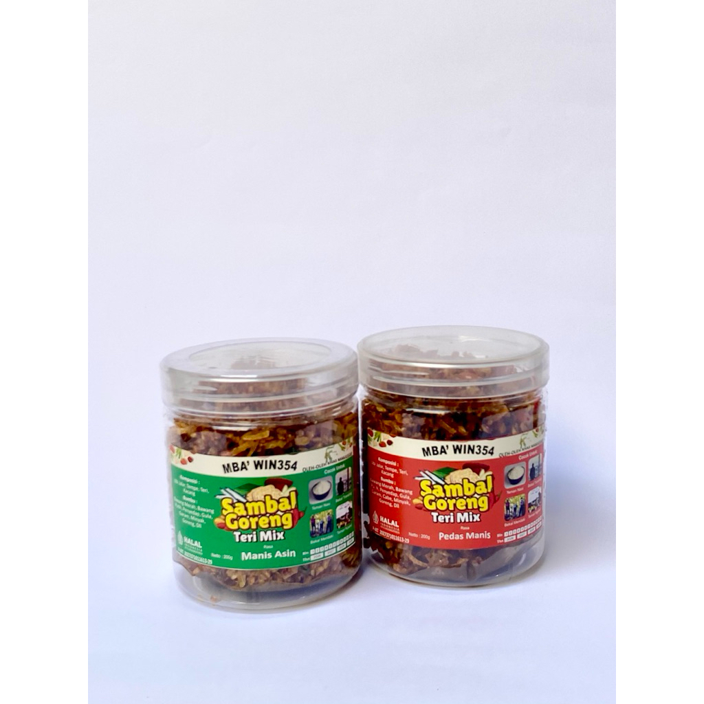 

Sambal goreng teri mix