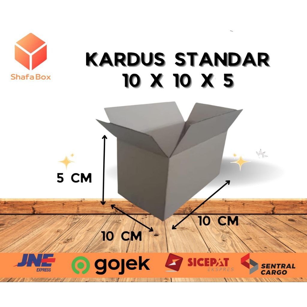 

Kardus Standar Box 10x10x5CM Kardus Packing