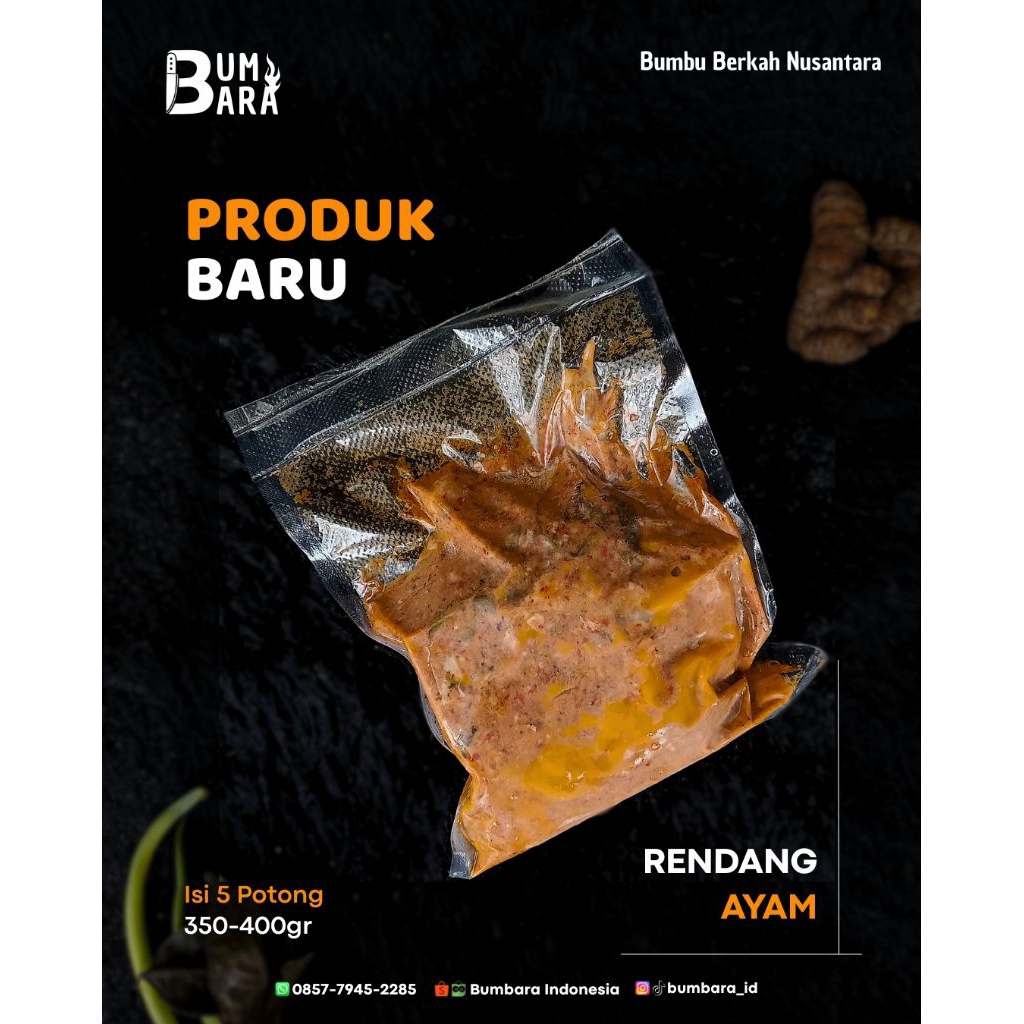 

Rendang Ayam Khas Padang Siap Saji Cukup Dipanaskan
